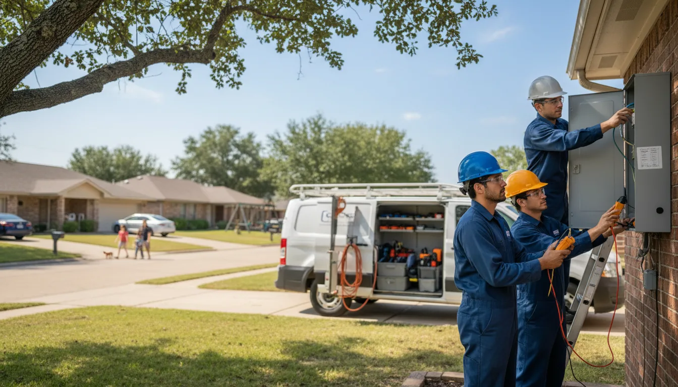 Certified electrician providing emergency electrical services in Lotus, CA